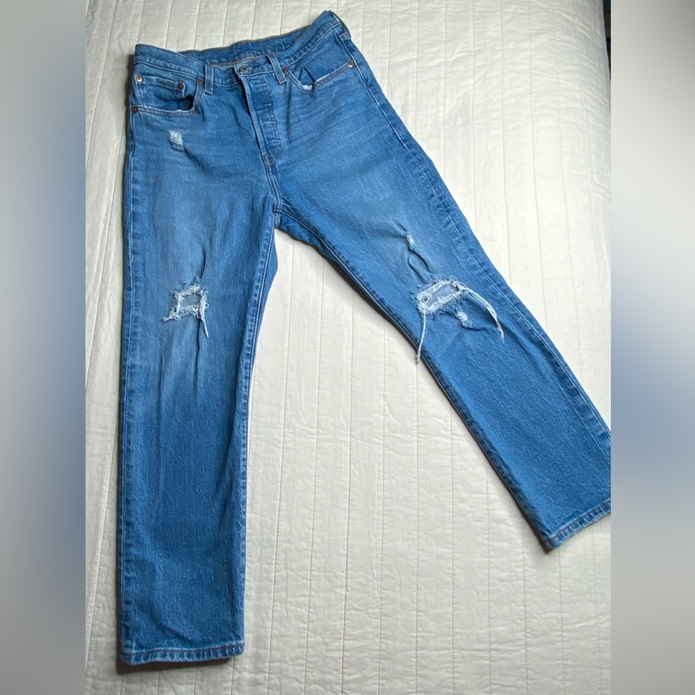 Levis 501 Original High Rise jeans Sz 28 L26